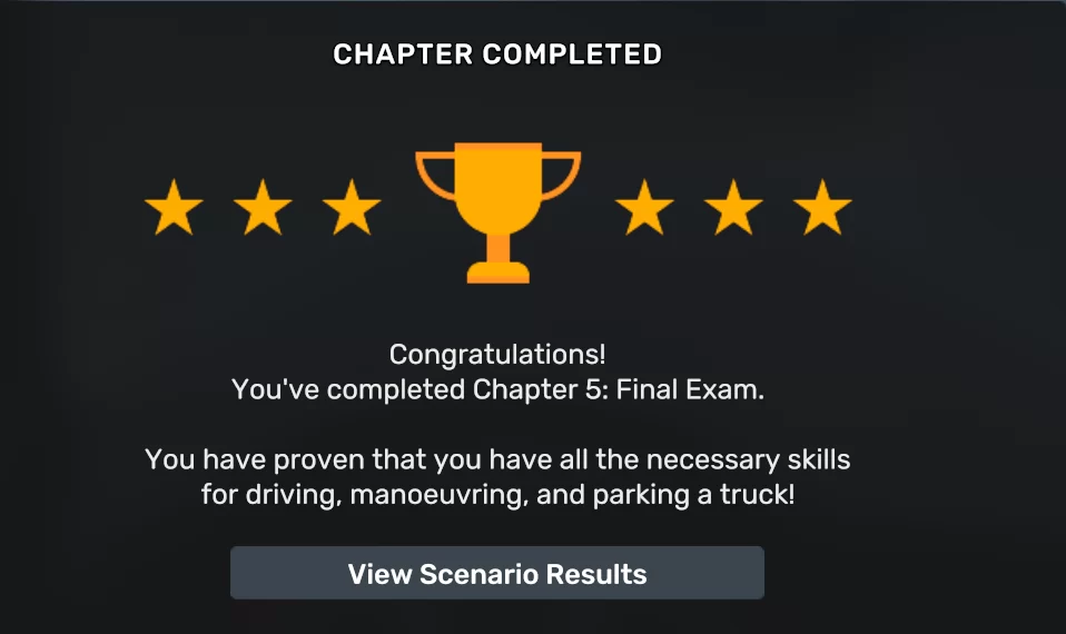 ETS2 Driving Academy Chapter 5 Final Exam