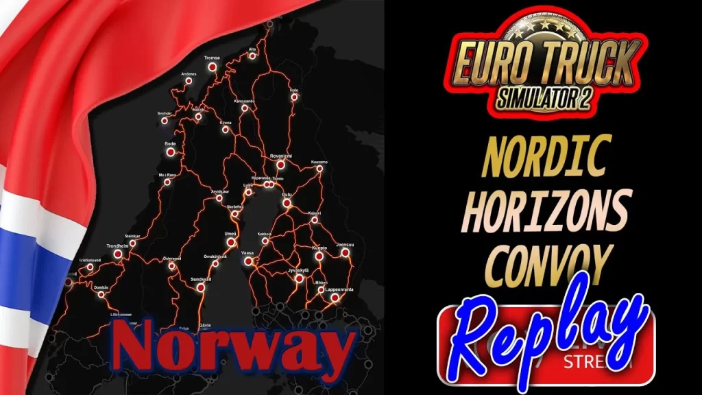 Nordic Horizons DLC Convoy in Norway