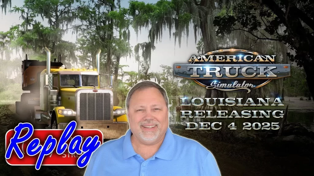 ATS Louisiana DLC Release Day Stream