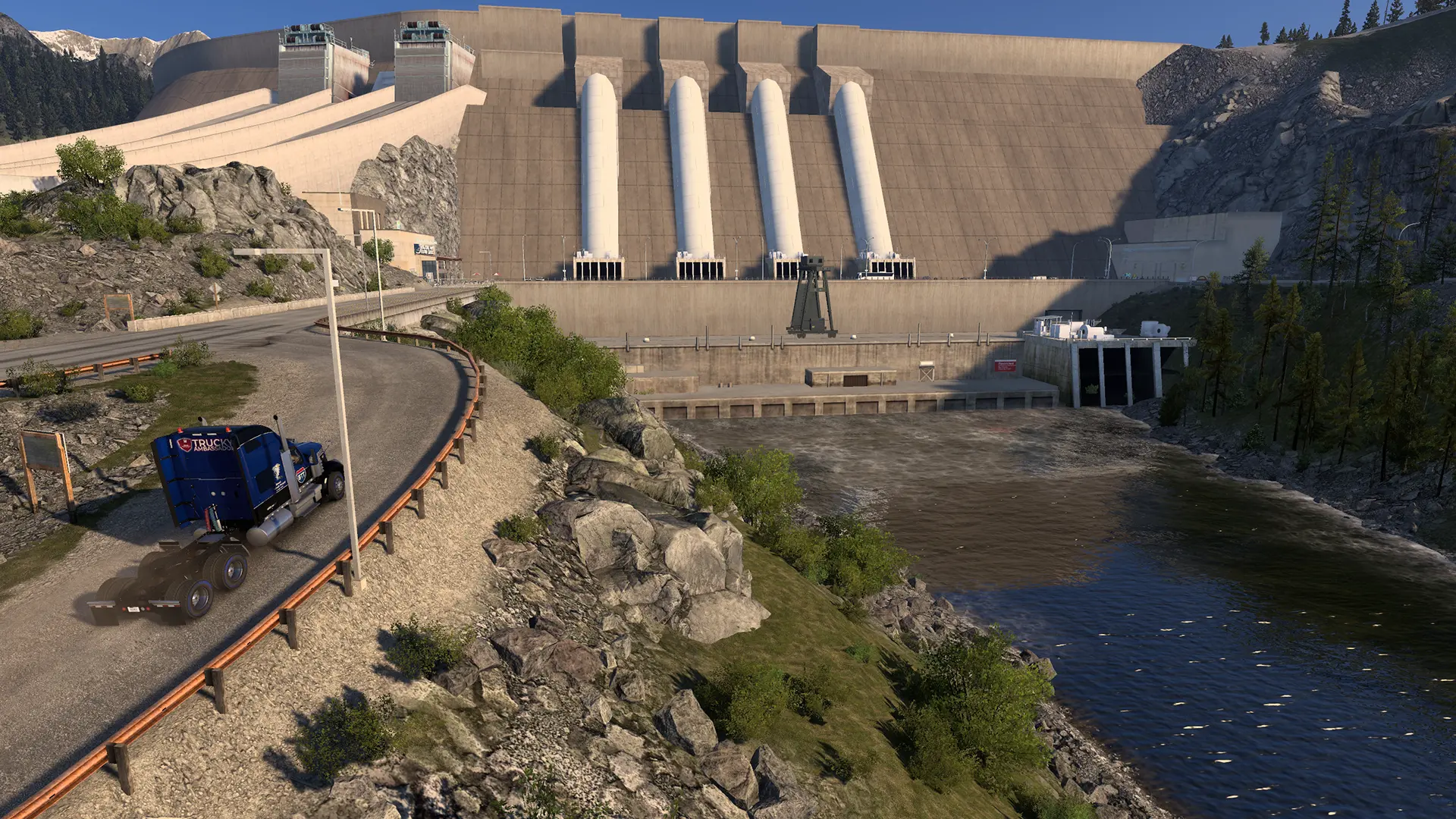 Revelstoke Dam in ProMods Canada