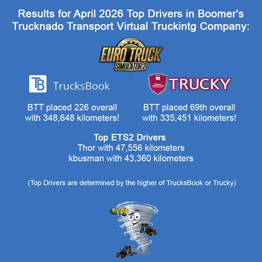 ETS2 BTT VTC April 2026
