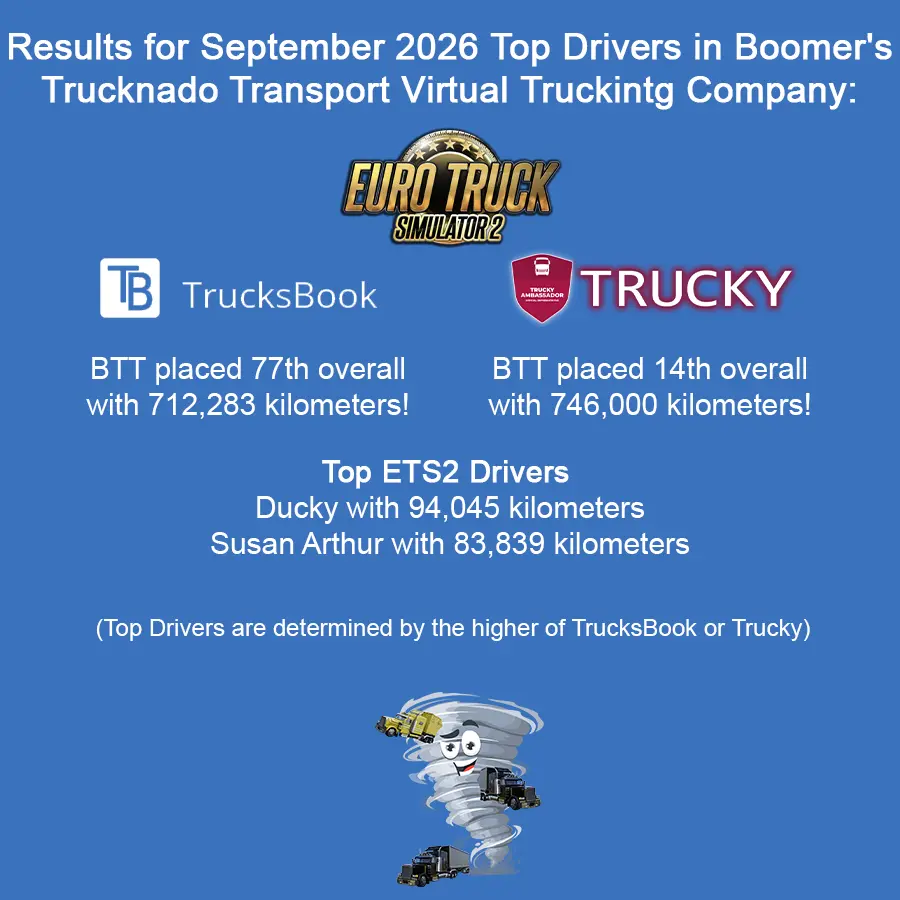 ETS2 BTT VTC September 2026
